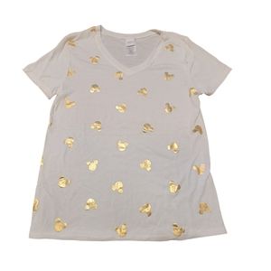 Disney Brand WOMENS V Neck T Shirt S Mickey Mouse